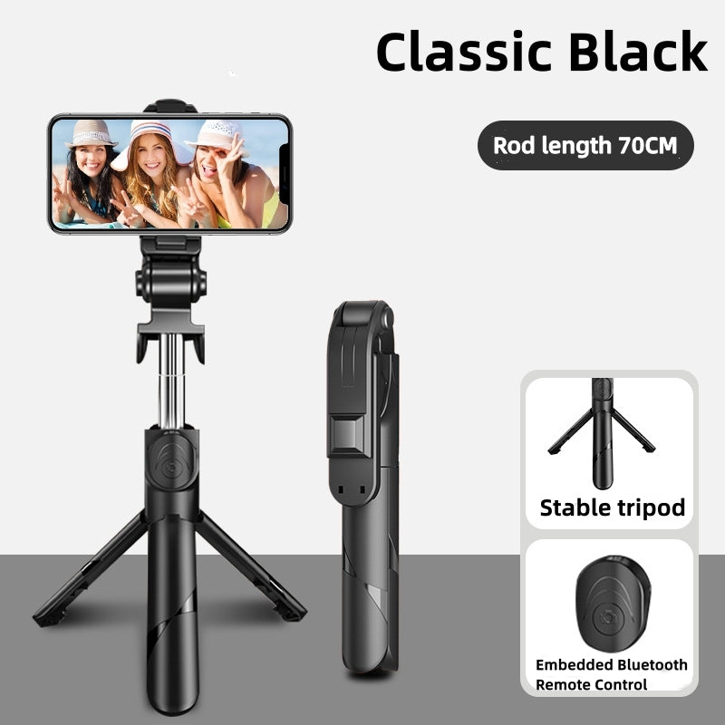 Retractable Folding Bluetooth Remote Control Extended Beauty Automatic Selfie Stick