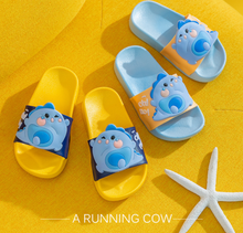 Load image into Gallery viewer, Children&#39;s cartoon thick-soled slippers comfortable and durable
