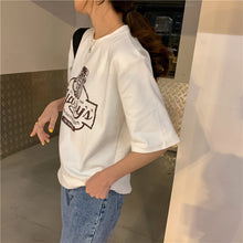 Load image into Gallery viewer, T-shirt Summer Clothes Casual Clothes  T-shirt letter
