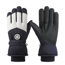 Load image into Gallery viewer, Men women adult windproof and waterproof double-layer warm winter ski gloves
