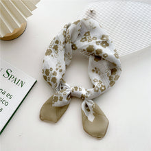 Load image into Gallery viewer, Cotton and linen scarf square fresh style

