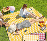 Picnic mat waterproof and moisture-proof large size foldable beach outdoor