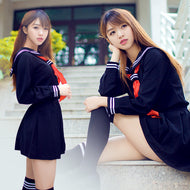 JK uniform Japanese hell girl cos jk sailor suit  school uniform suit uniform girl class service