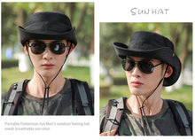 Load image into Gallery viewer, Fashionable sunshade and breathable bucket hat
