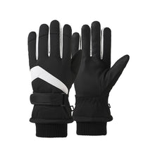 Load image into Gallery viewer, Men women adult windproof and waterproof double-layer warm winter ski gloves
