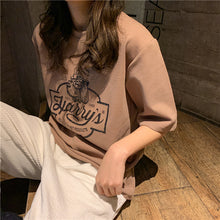 Load image into Gallery viewer, T-shirt Summer Clothes Casual Clothes  T-shirt letter
