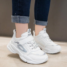 Load image into Gallery viewer, Girls Casual Sports Shoes Leather Surface Breathable Soft Lightweight
