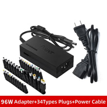 Load image into Gallery viewer, 95W 34 plugs with adjustable voltage laptop equipment charger
