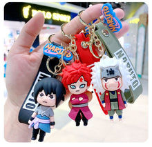 Load image into Gallery viewer, Set of 6PCS  Creative  cartoon keychain cartoon personalized school bag pendant car chain male and female doll small gift
