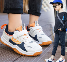 Load image into Gallery viewer, Boy and girs Casual Sports Shoes Leather Surface Breathable Soft Lightweight

