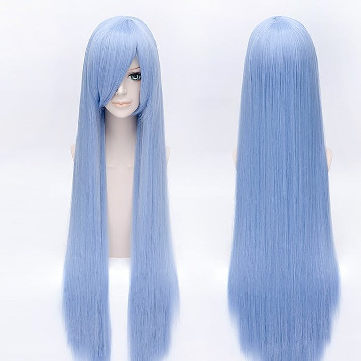 Esdeath Ice Blue Cosplay Wig 100cm Esdes