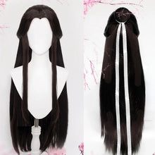 Load image into Gallery viewer, Long anime wig  cos wig   Xieling  Heavenly officials bless Black long wig

