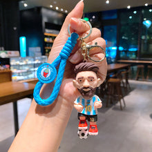Load image into Gallery viewer, Set of 4pcs Cartoon keychain football schoolbag pendant key chain  small gifts
