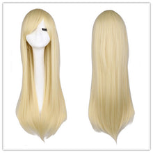 Charger l&#39;image dans la galerie, Cos wigs color long straight hair cosplay wigs  animation spot 80cm fake spots
