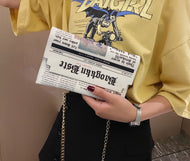 Moda pequeña bolsa versión coreana de la nueva bolsa de mensajero bolso hembra simple bolso casual bolsa de cadena de bloqueo pequeño bolsa cuadrada