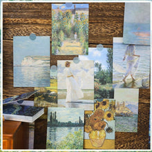 Charger l&#39;image dans la galerie, Oil painting manor series memo pad retro ins style memo paper message paper post-it notes
