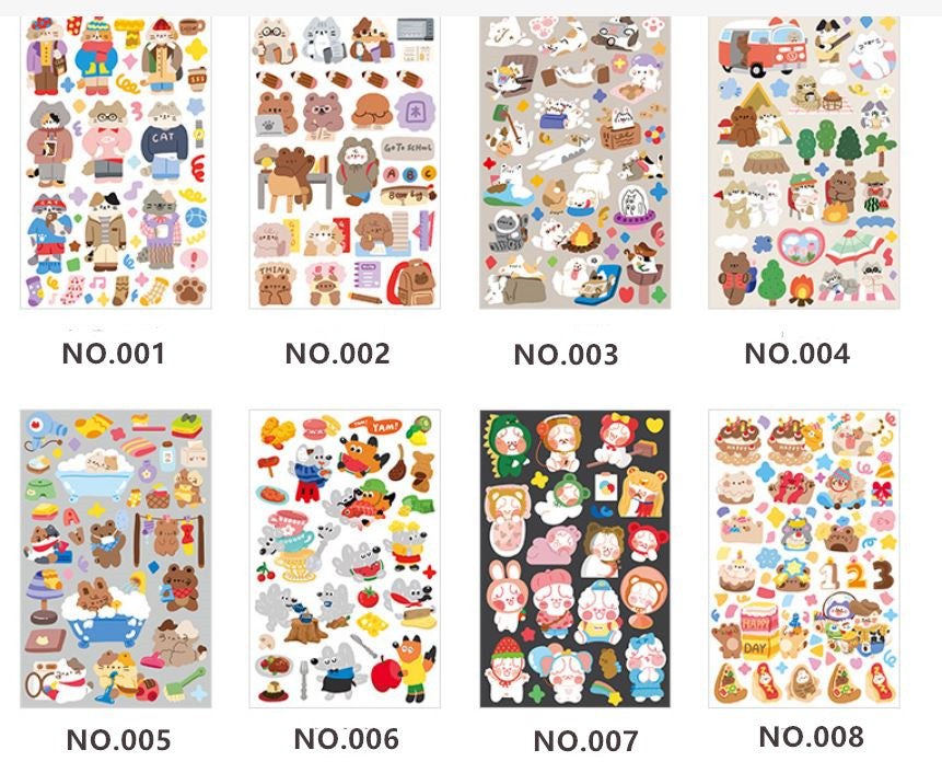 Phone Case Stickers Laptop Stickers Shiny Sticker Kawaii Stationery