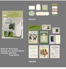 Charger l&#39;image dans la galerie, Retro Stickers Washi Tape  Decrative Tape Happy Planner Stickers  Jounal Stickers
