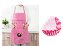 Load image into Gallery viewer, Kitchen cooking apron waterproof and oil-proof household apron home bear adult coverall work clothes  Material: Polyester

