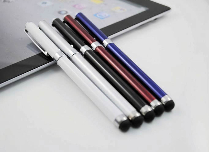 Touch screen dedicated capacitive pen IPAD TABLET dedicated double head