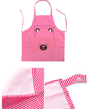 Cargar imagen en el visor de la galería, Kitchen cooking apron waterproof and oil-proof household apron home bear adult coverall work clothes  Material: Polyester
