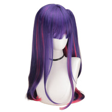 Load image into Gallery viewer, Hoshino Ai cos wig with a special blue-purple long hair I push the kid
