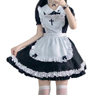 Japanese classic short-sleeved maid cute Japanese maid cosplay women's maid dress