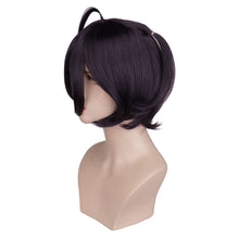 Load image into Gallery viewer, Wig  of Takanashi Rikka Take On Me cos anime wigs cosplay black and purple wigs
