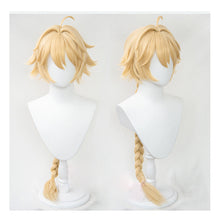 Load image into Gallery viewer, Wig  of  Lumine Genshin Impact Cosplay Wig with Braids
