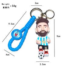 Load image into Gallery viewer, Set of 4pcs Cartoon keychain football schoolbag pendant key chain  small gifts
