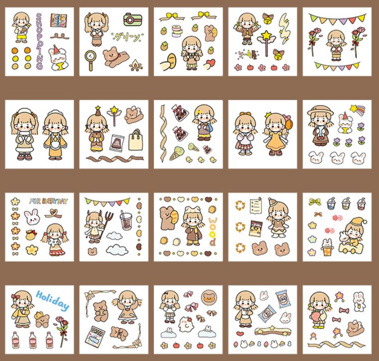 Cute Stickers Funny Stickers Happy Plannner Stickers Washi Tape